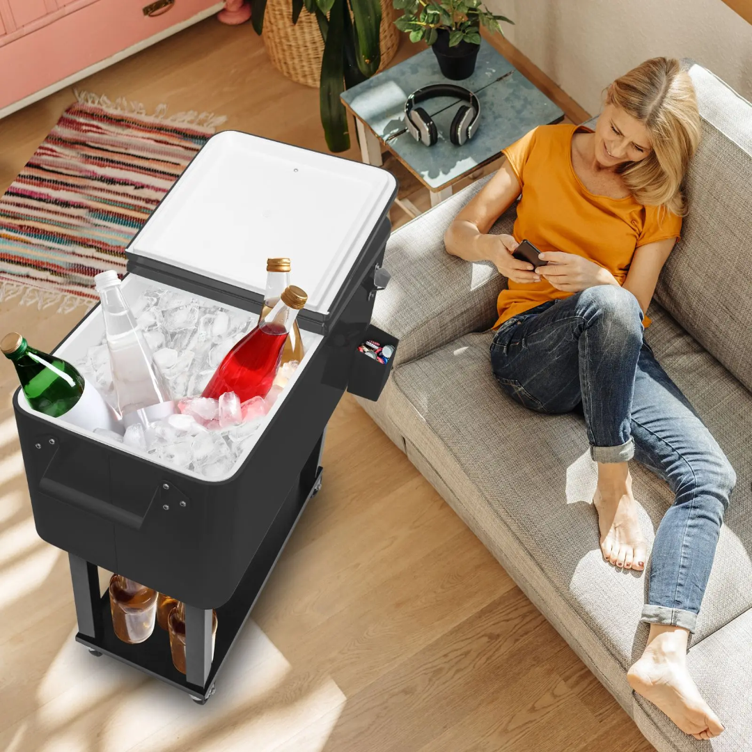 Outdoor Bottle & Cooler With Wheels US