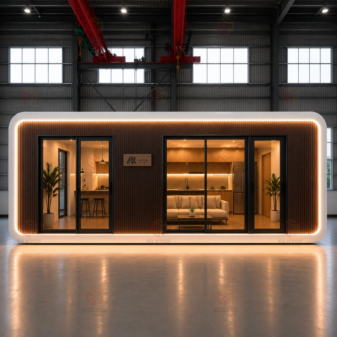 Apple Homes Ship Fully assembled & Equipped