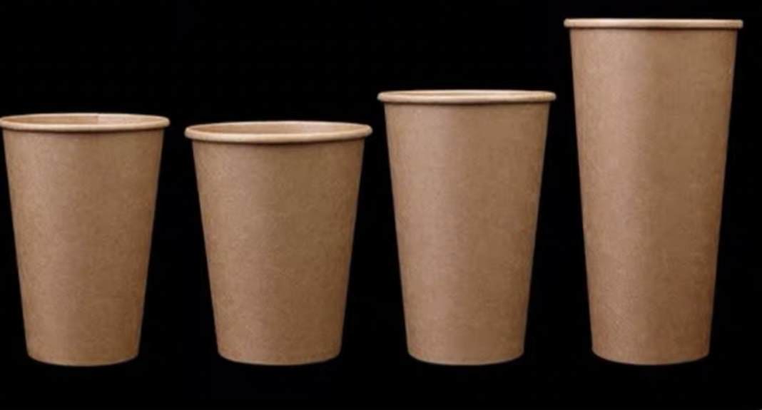 3000 Paper Cups & Lids With Logo On The Sleve