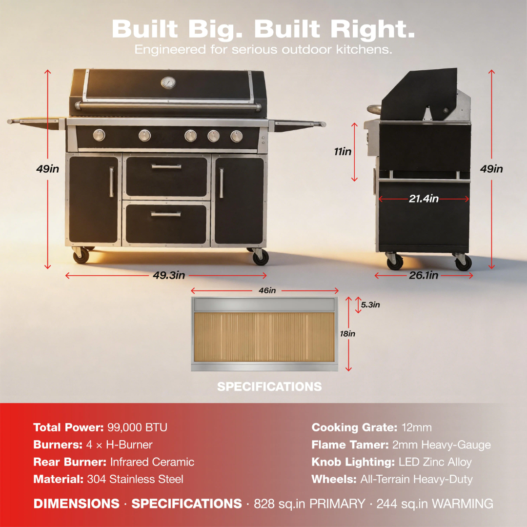Luxury Outdoor Barbecue Grill US