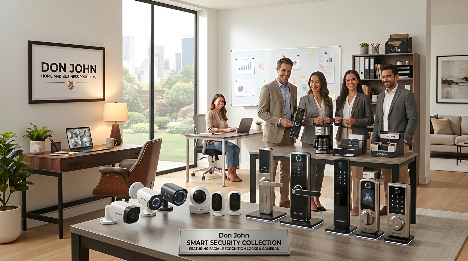 Video Cameras & Facial Recognition door locks