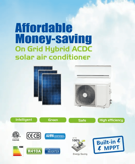 Mini Split Air Conditioning Solar Power System