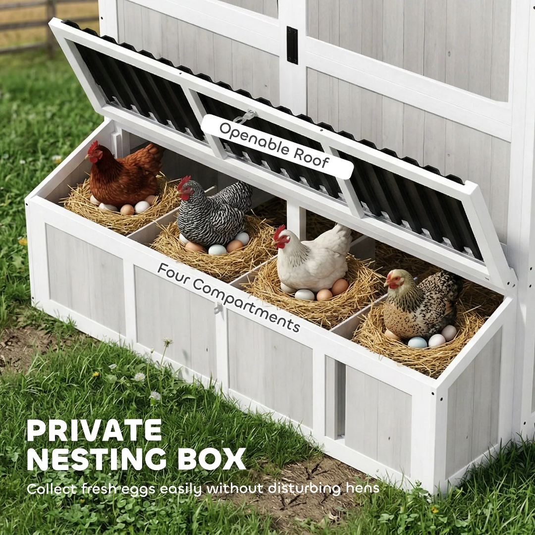 87.4 Inch Chicken Coup US