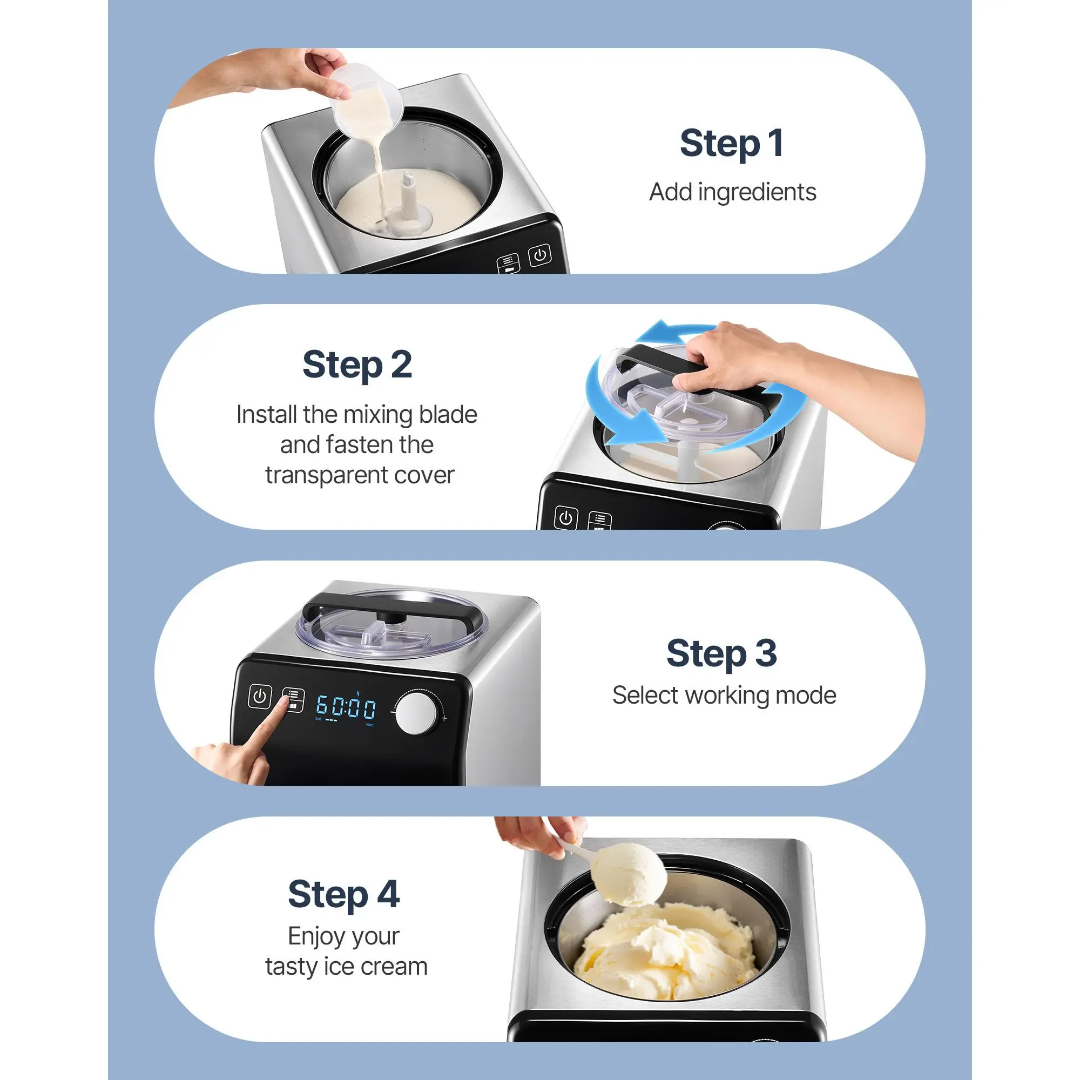 Mini Home Ice Cream Yogurt Maker US