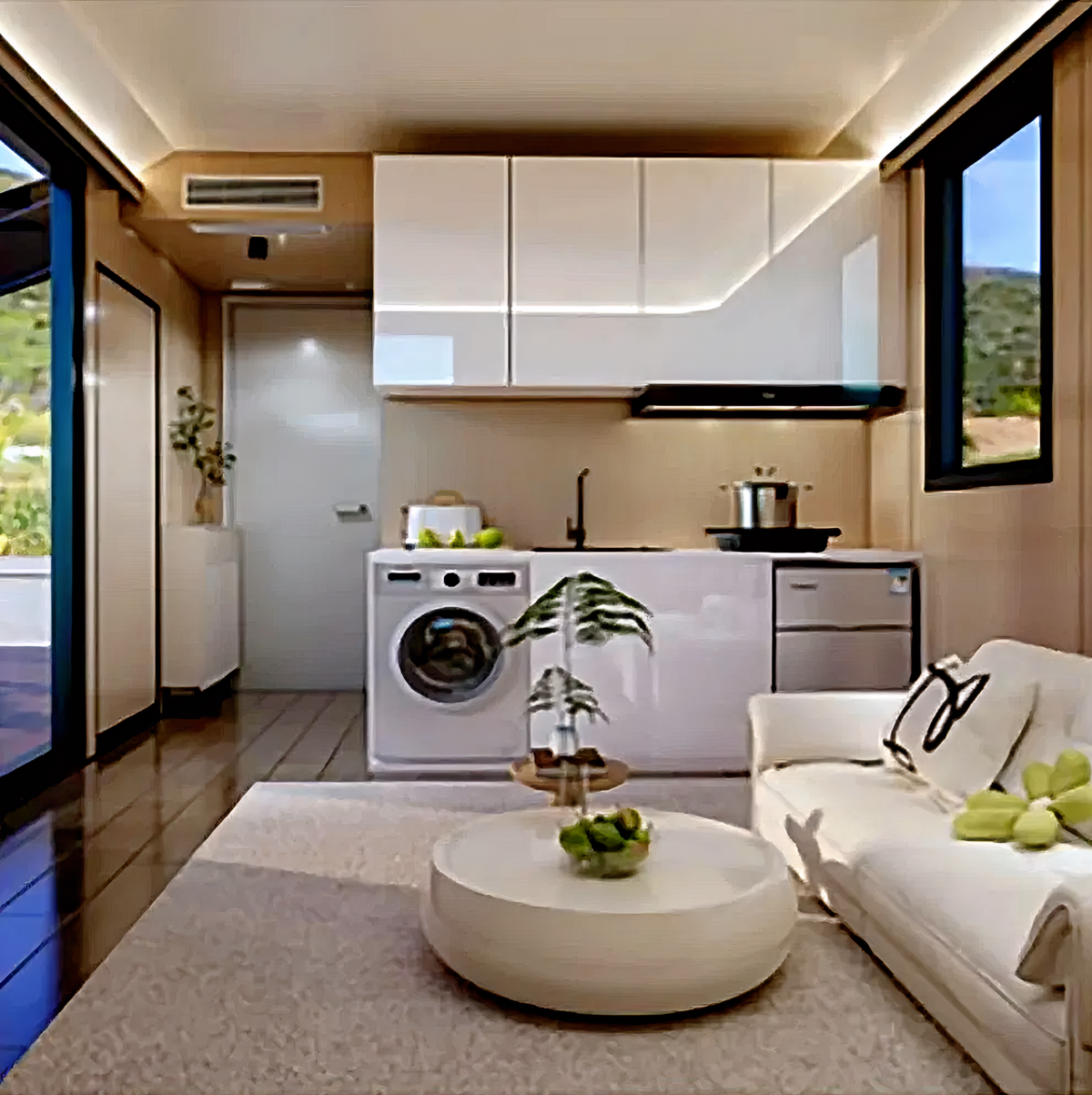 Apple Tiny Homes Modular & Stackable Side By Side