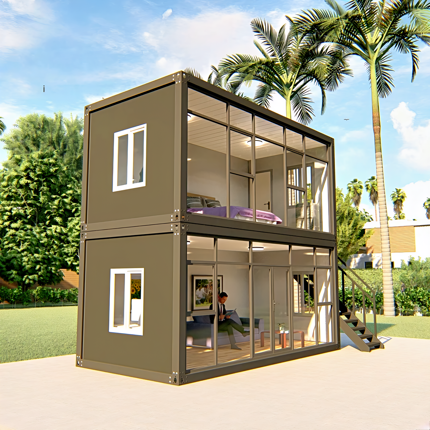 Tiny Home 2 Story Shipping Included Luxury Model