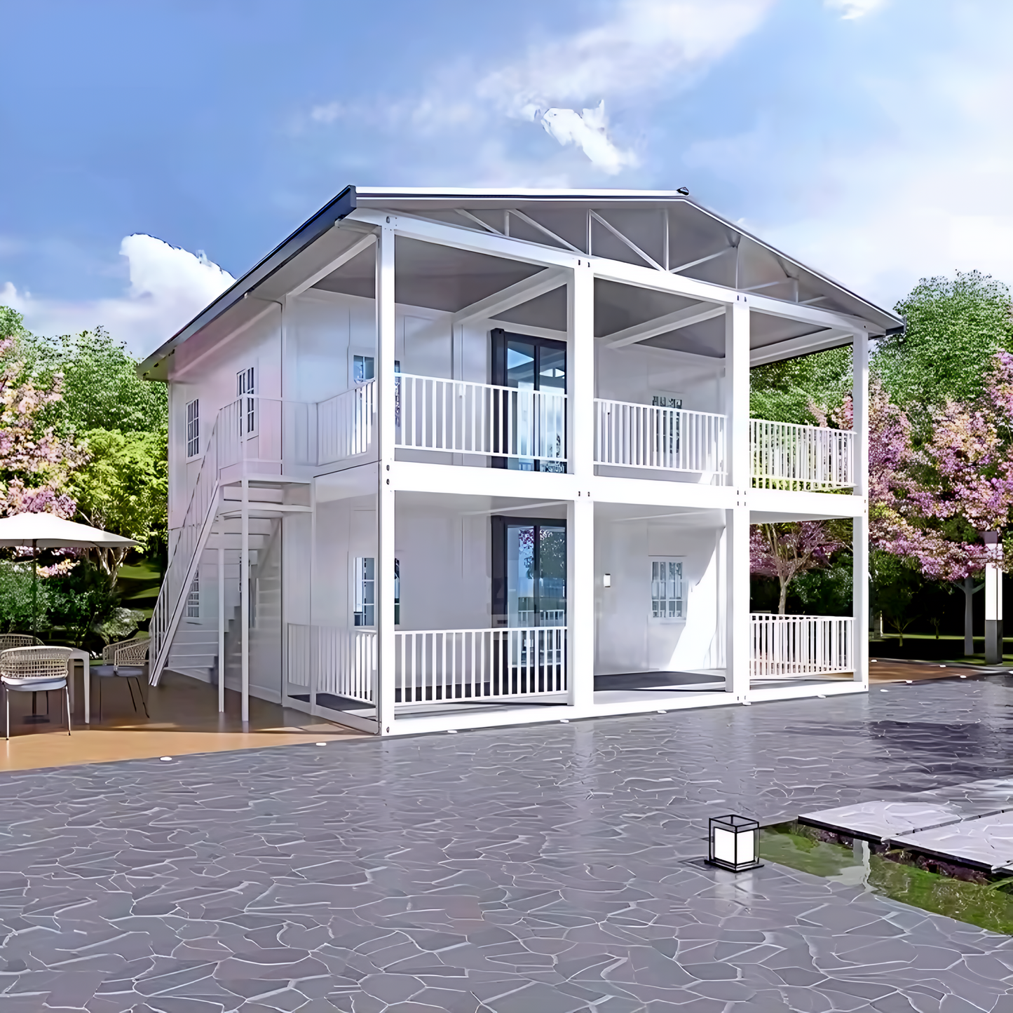 Stackable Tiny Home Apartments & Hotels
