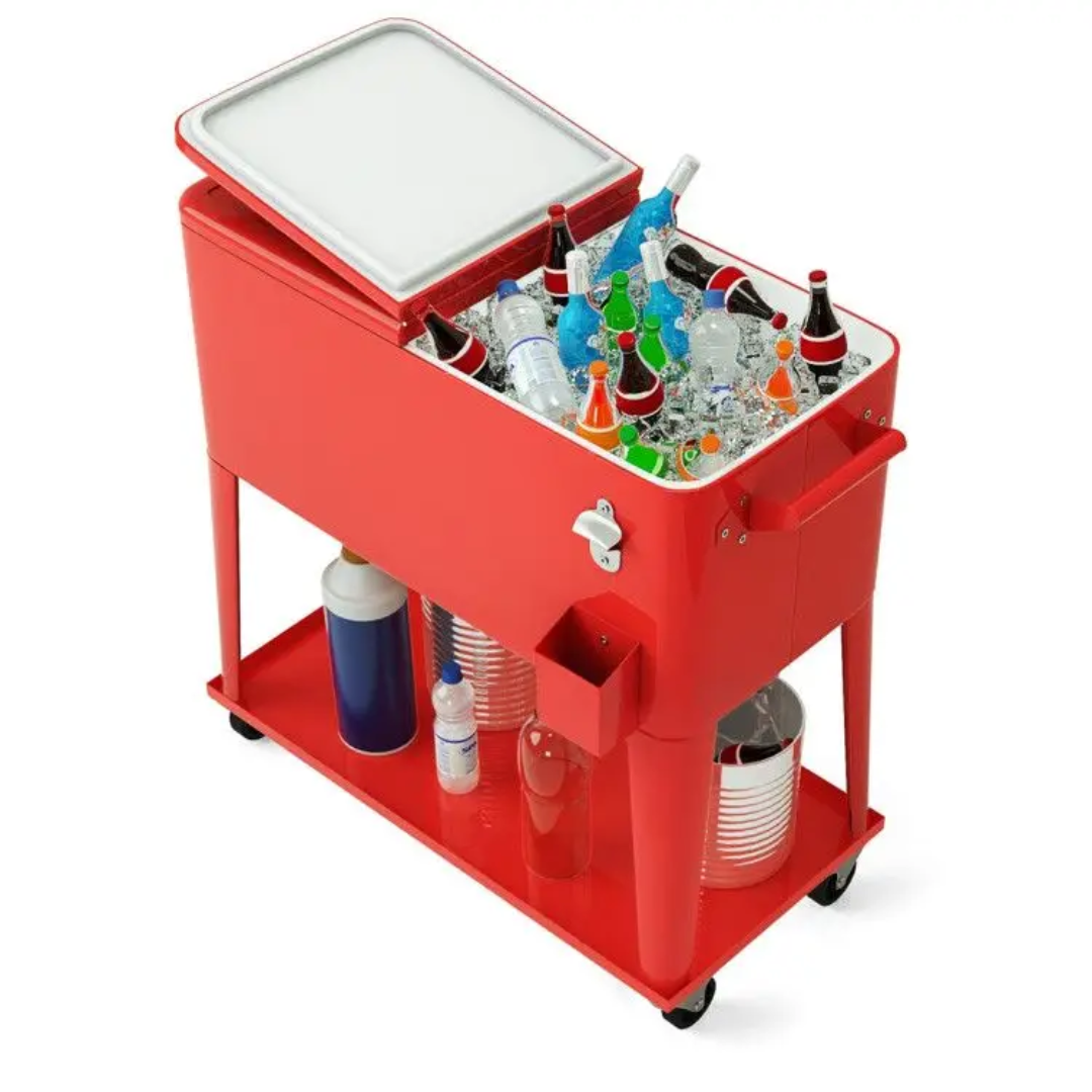 Rolling Party Cooler Ice Chest US