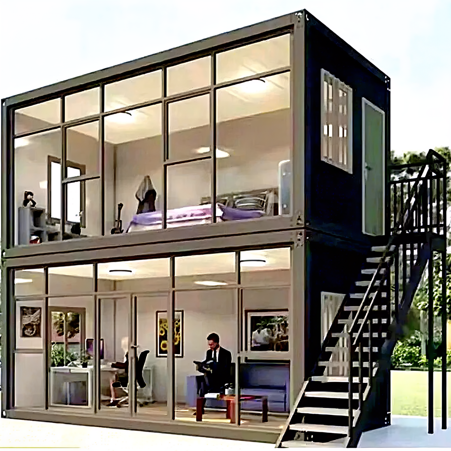 Tiny Home 2 Story Shipping Included Luxury Model