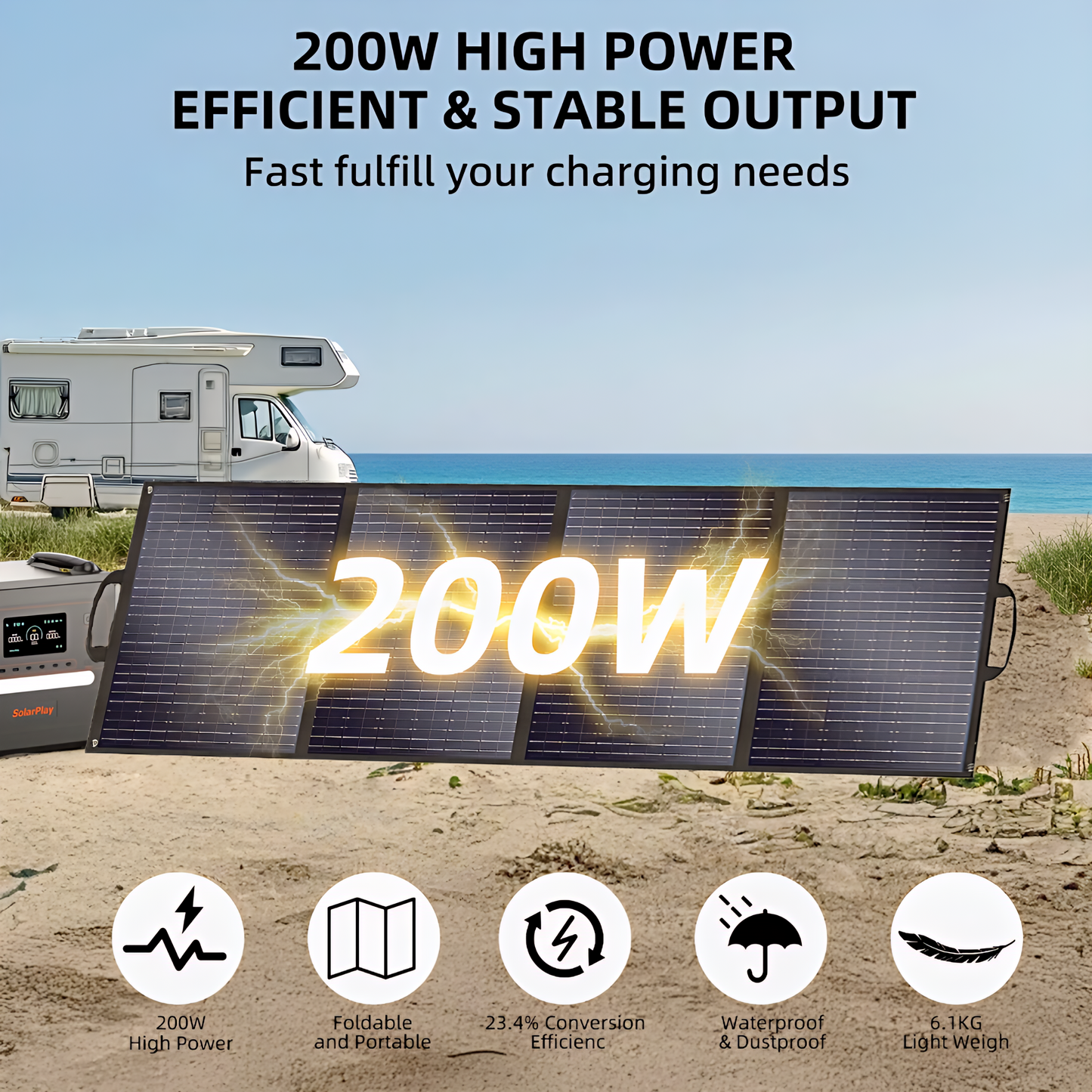Folding Solar Panels 200w / 400w