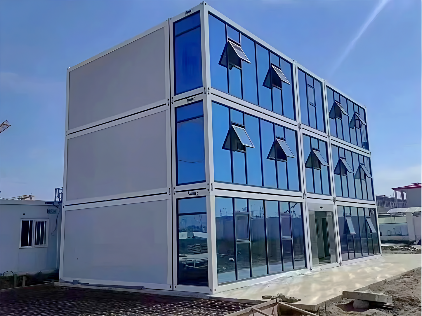 Stackable Tiny Home Apartments & Hotels