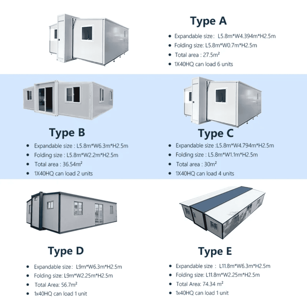 Tiny Homes Expandable & Fully Equipped
