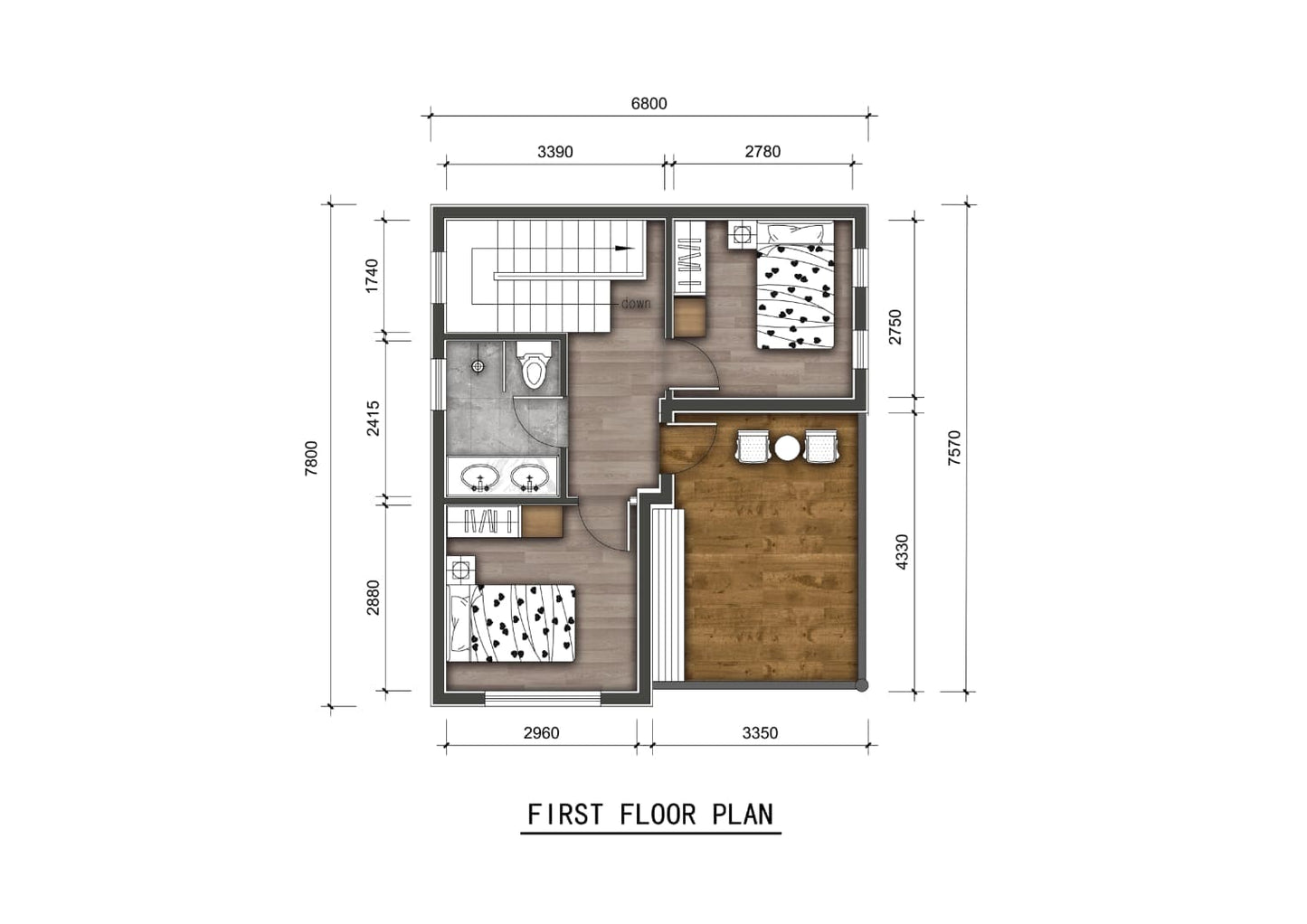 Home kit 3 Bedroom 2 Bath