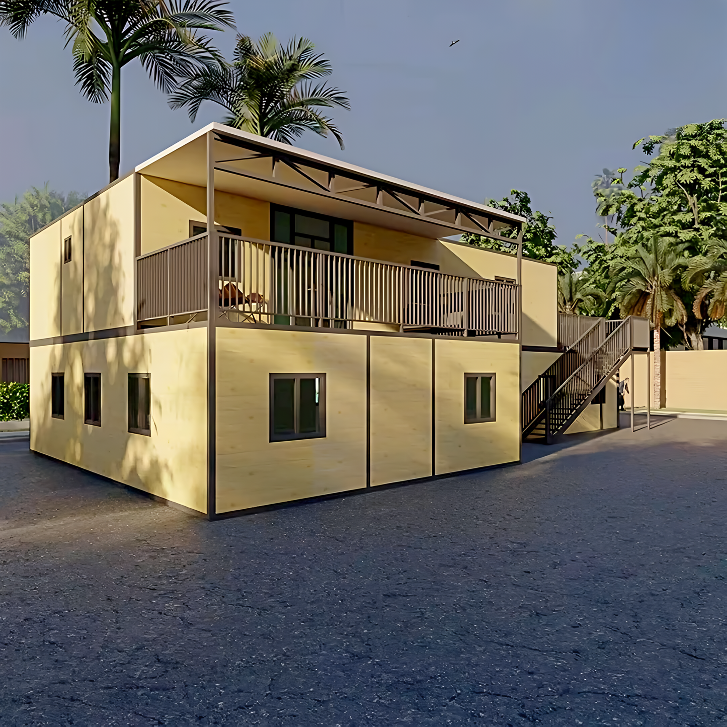 Stackable Tiny Home Apartments & Hotels