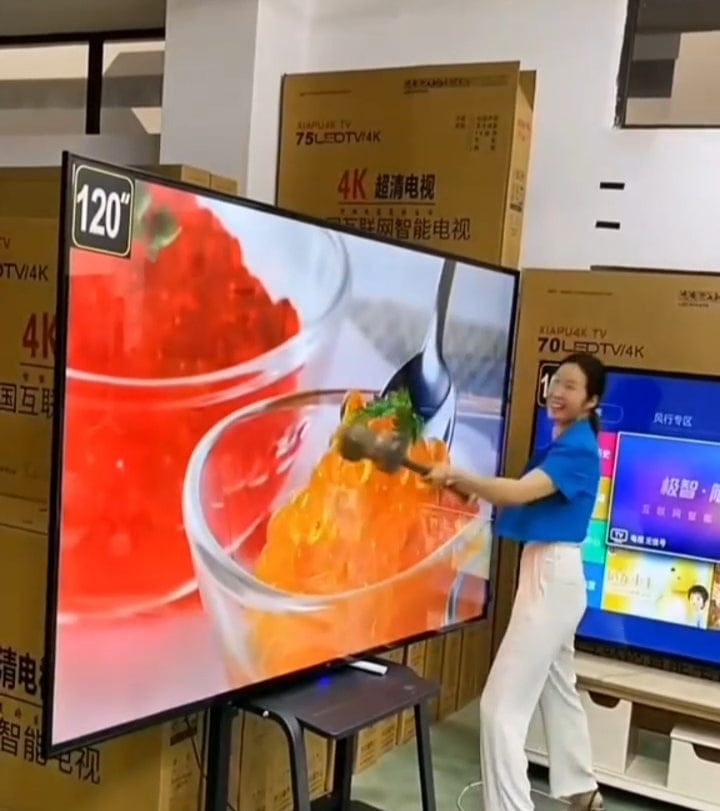Unbreakable Thin TV'S 32 inch To 100 inch screens