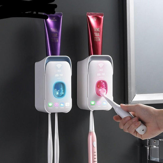 BAISPO Wall Mounted Automatic Toothpaste Dispenser Holder